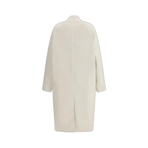 Asymmetric-Overlap Long Coat