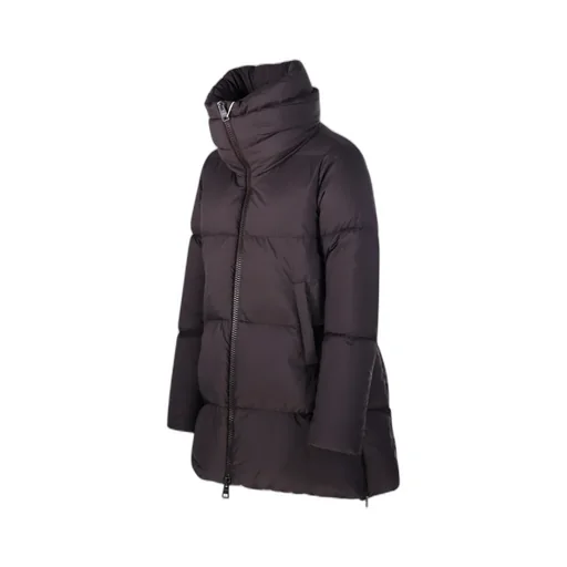 High Neck Zip-Up Coat