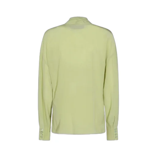 Neck Bow CrÊPe De Chine Shirt