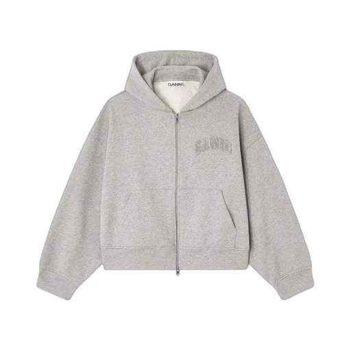 Logo Detail Zip Hoodie