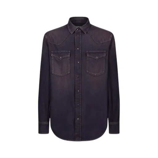 Denim Shirt With Chest Pockets