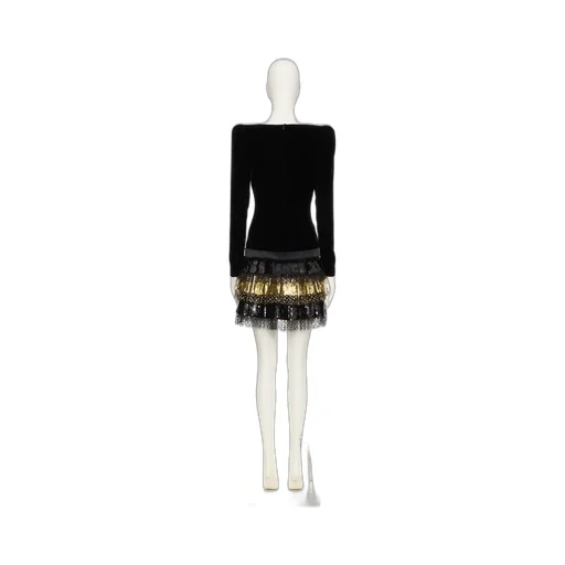 Bow Detailed Embellished Dress