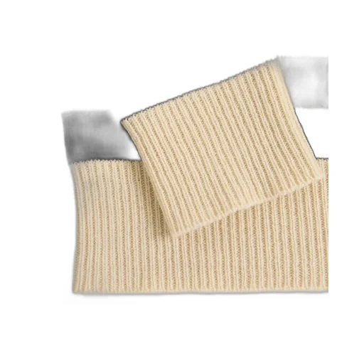 High-Neck Wool Jumper With Vlogo Embroidery
