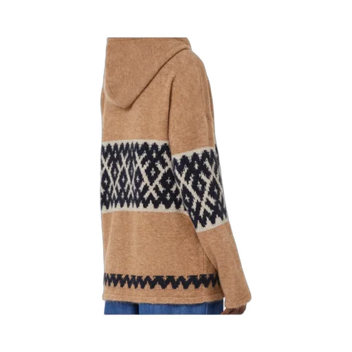 Drawstring Knitted Hoodie