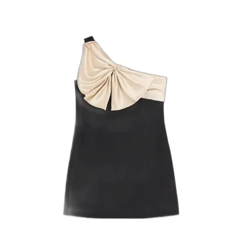 Crepe Couture Short Dress