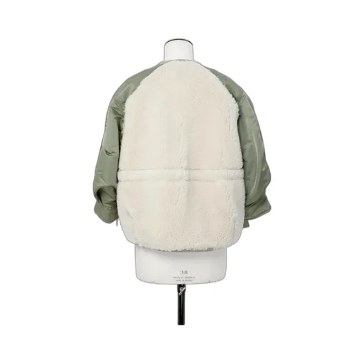 Faux Shearling X Nylon Twill Blouson