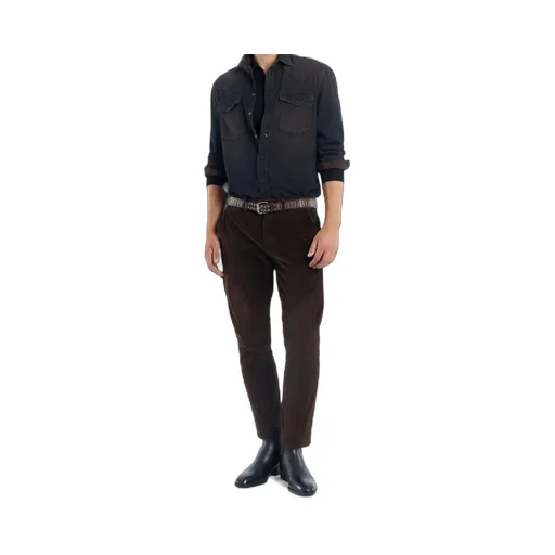 Denim Shirt With Chest Pockets