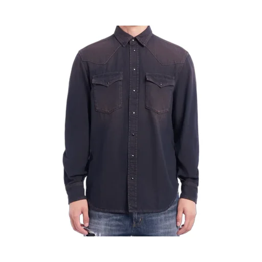 Denim Shirt With Chest Pockets