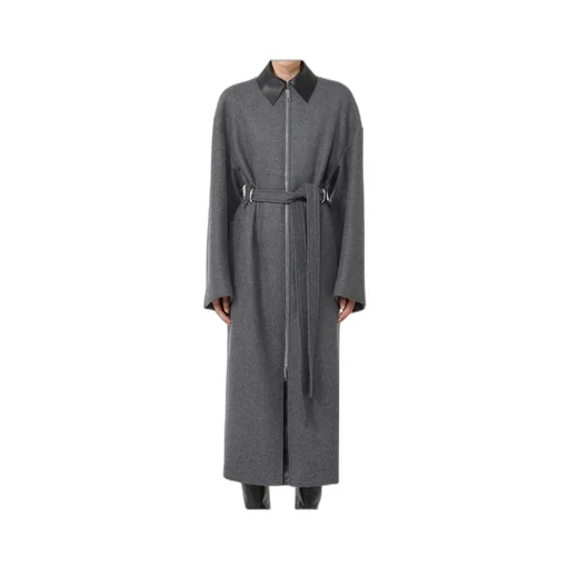 Zipped Belted Coat