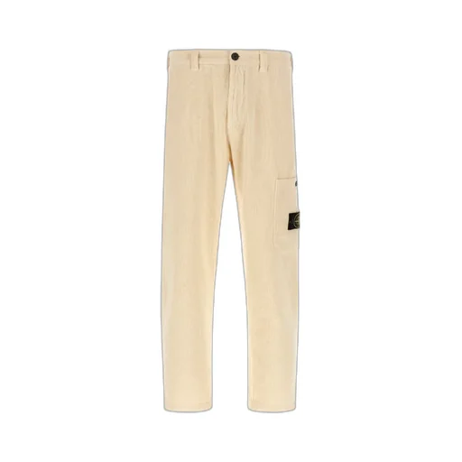Logo Patch Corduroy Pants