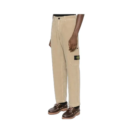 Logo Patch Corduroy Pants
