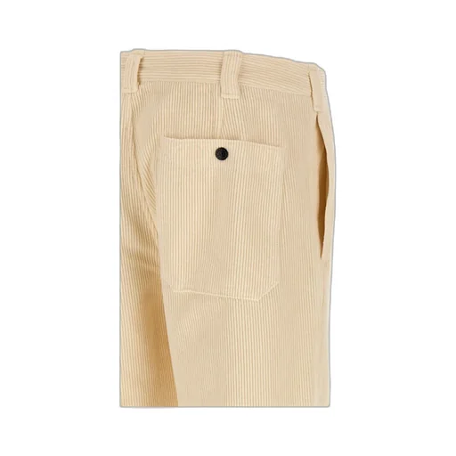 Logo Patch Corduroy Pants