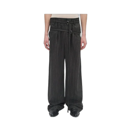 Woubrecht High Comfort Double Belted Trousers