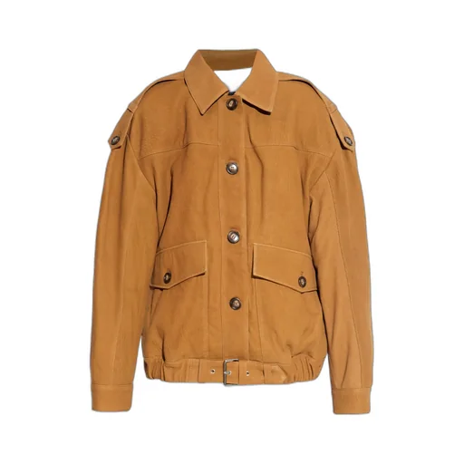 Button Suede Jacket