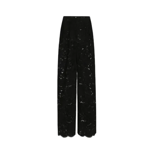 Dna Lace-Detailing Trousers