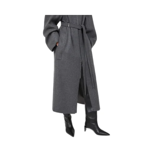 Zipped Belted Coat