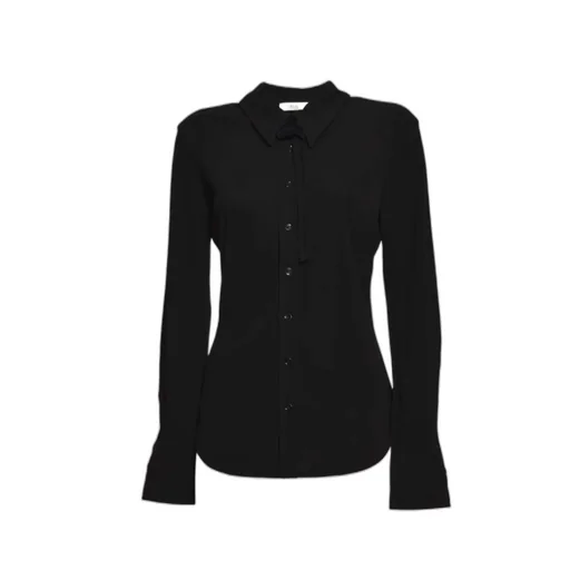 Flower Detailed Long-Sleeved Shirt