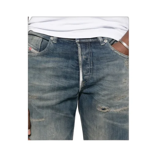 Distressed-Effect Jeans