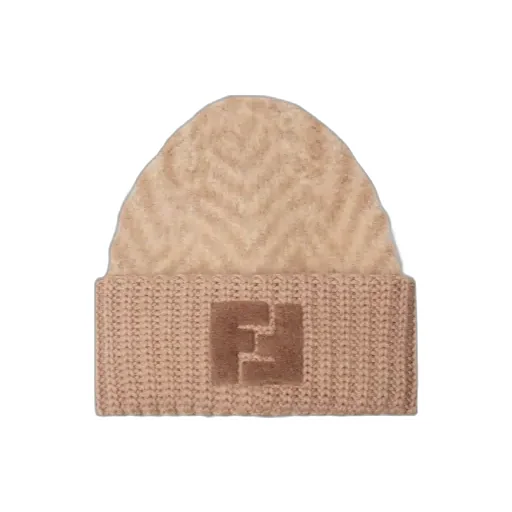 3D Ff Turn-Up Hem Beanie