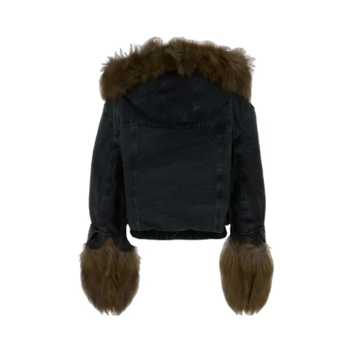 Fur-Trimmed Canvas Jacket