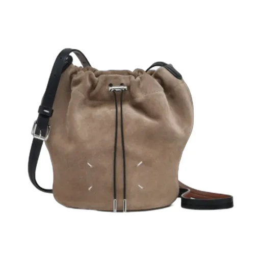 Drawstring Crossbody Bucket Bag