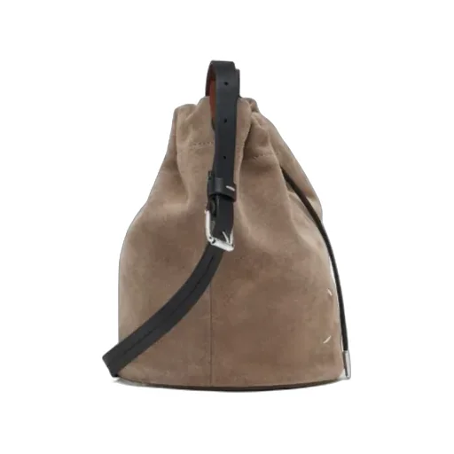 Drawstring Crossbody Bucket Bag