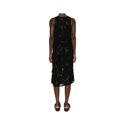 Scoop Neck Midi Dress