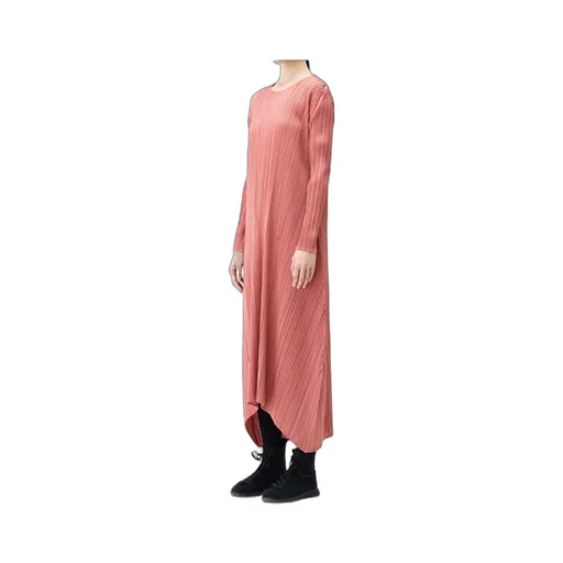 Pleated Midi Dress