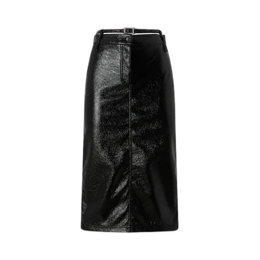 Belted Midi Skirt