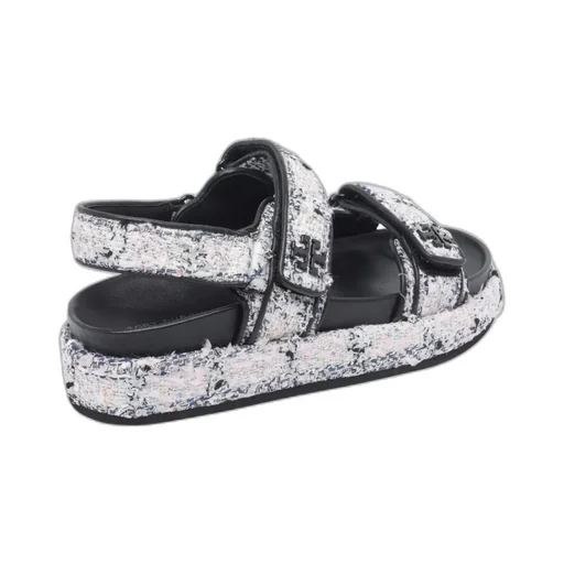 Logo-Detailed Open Toe Sandals