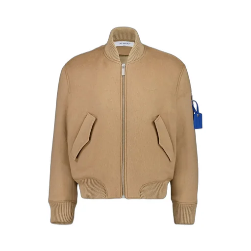 Logo Embroidered Zip-Up Jacket