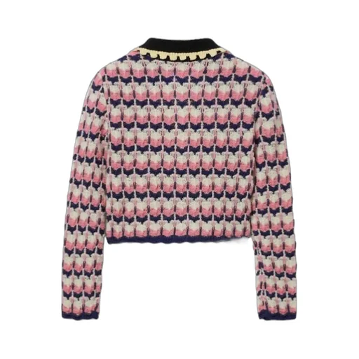 Geometric-Pattern Sweater