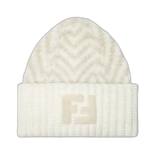 3D Ff Turn-Up Hem Beanie