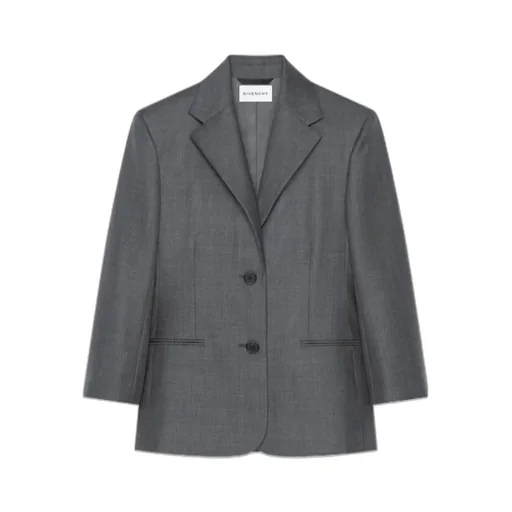 Single-Breasted Buttoned Blazer