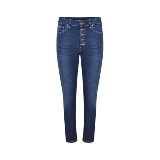 Buttoned Cropped Jeans