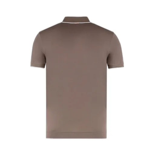 Logo Embroidered Short Sleeved Polo Shirt