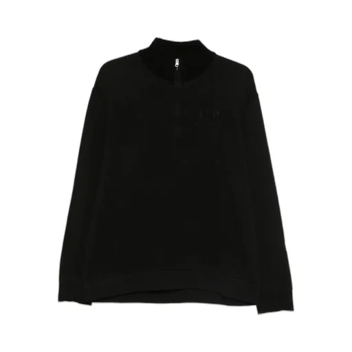 Logo-Embroidered Half-Zip Sweatshirt