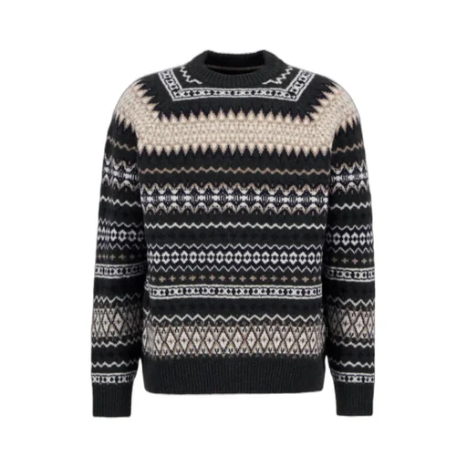 Hase Fair Isle Crew Neck Jumper