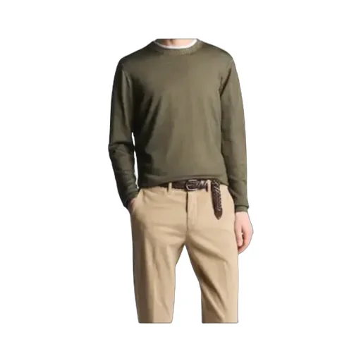 Ribbed Crew Neck Knitwear