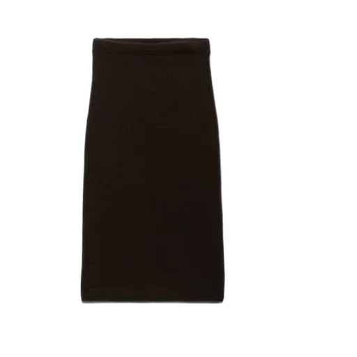 Diamond-Pattern Midi Skirt