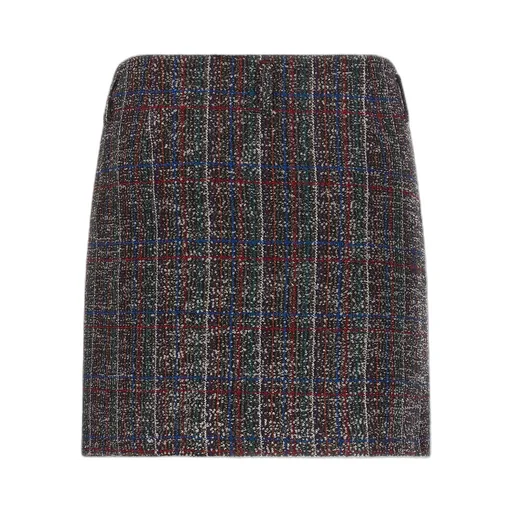 Sequin Tartan Skirt