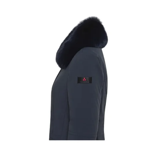 Slim Jacket With Fur Collar