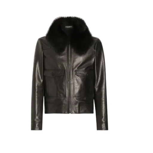 Fur Collar Zipped Jacket
