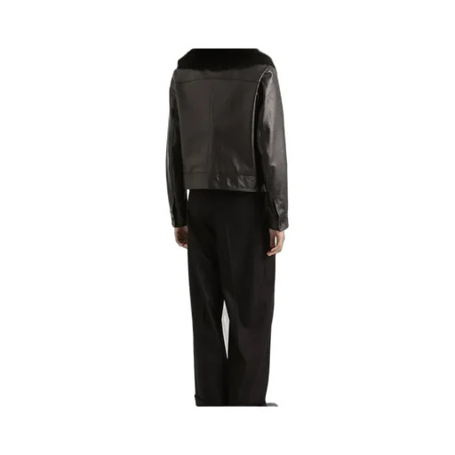 Fur Collar Zipped Jacket