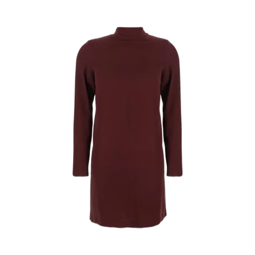 High-Neck Scarf Dress