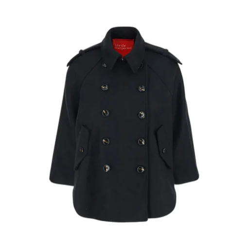 Double-Breasted Oversized Coat