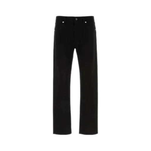 Logo Patch Straight-Leg Jeans