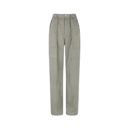 Pleated Button Fastened Trousers