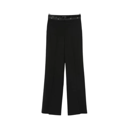 Logo Belt Palazzo Trousers
