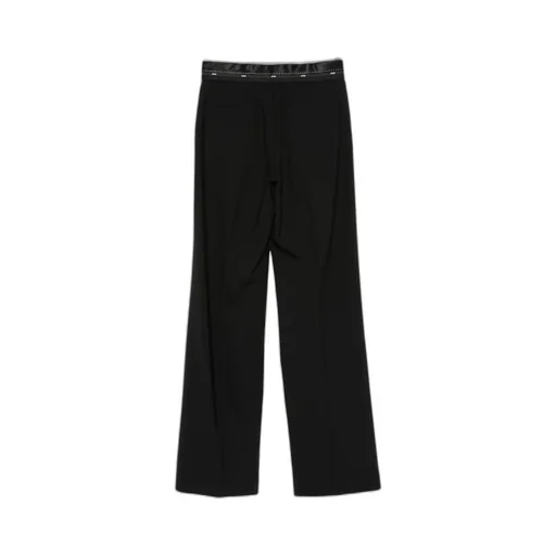 Logo Belt Palazzo Trousers